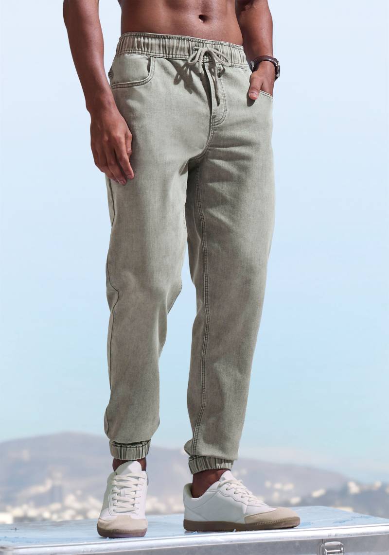 John Devin Jogg Pants, Joggpants mit elastischem Bund aus weicher Stretch-Qualität von John Devin