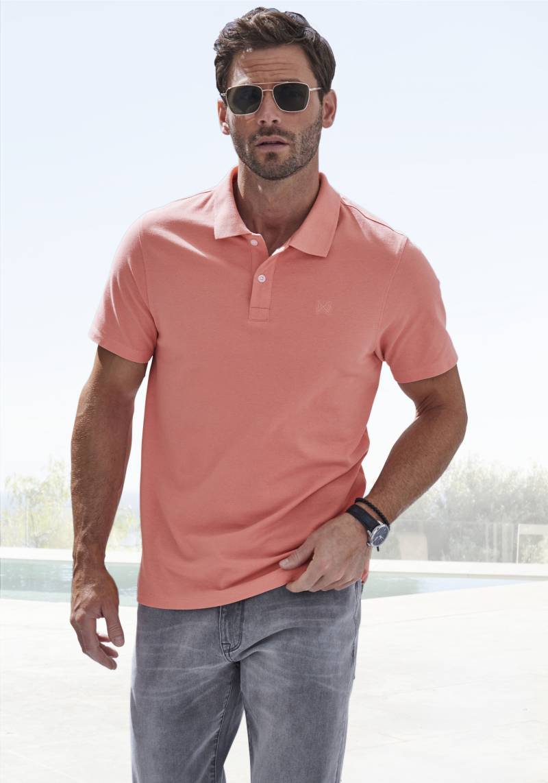 John Devin Poloshirt, mit dezenter- hochwertiger Logostickerei von John Devin