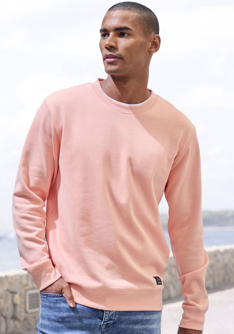 John Devin Sweatshirt, Langarm, Sweatshirt mit Rundhals, Baumwollmischung von John Devin