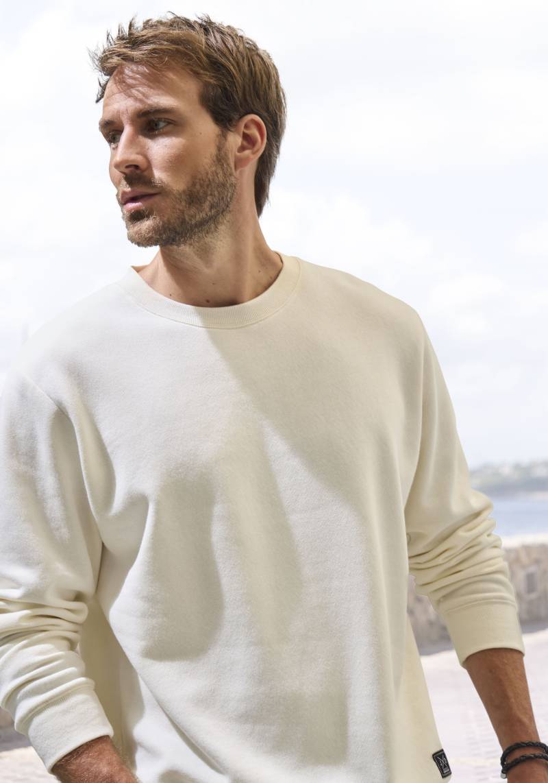 John Devin Sweatshirt, Langarm, Sweatshirt mit Rundhals, Baumwollmischung von John Devin