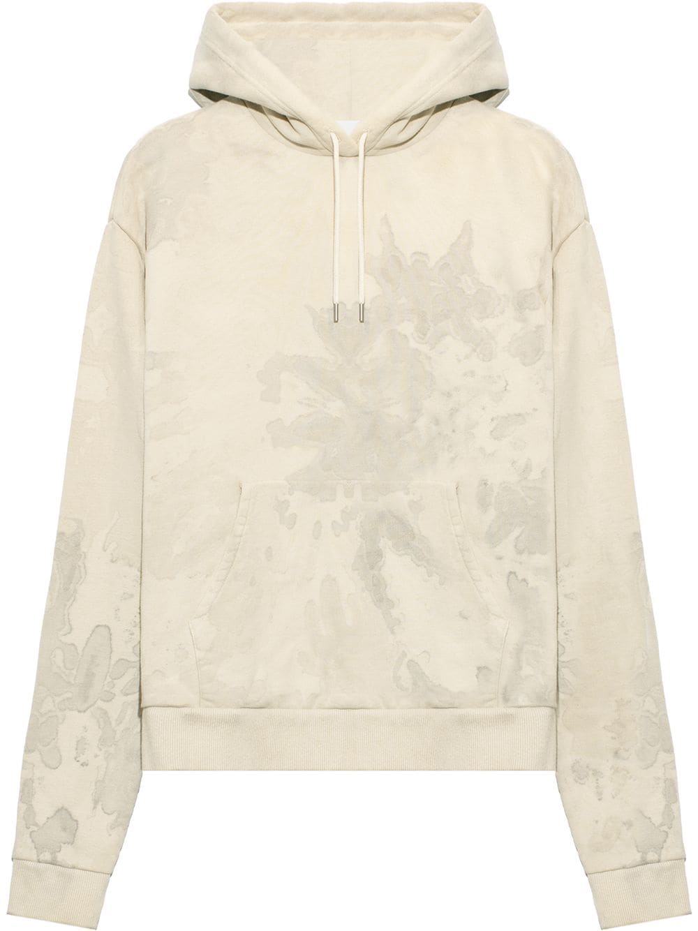 John Elliott Beach rib-trimmed cotton hoodie - Neutrals von John Elliott