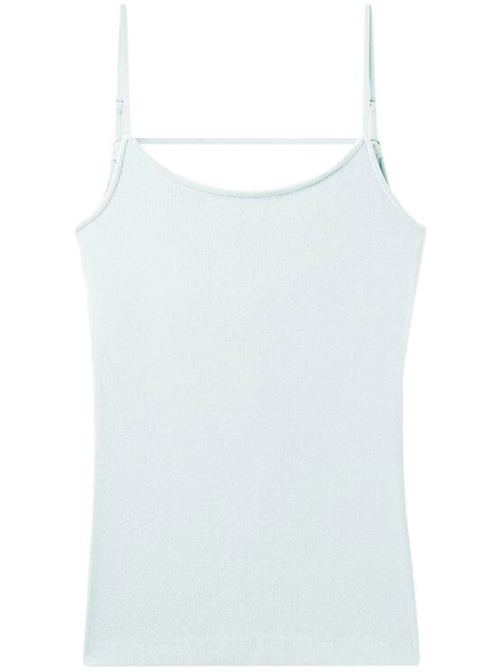 John Elliott Gemini ribbed camisole top - Blue von John Elliott