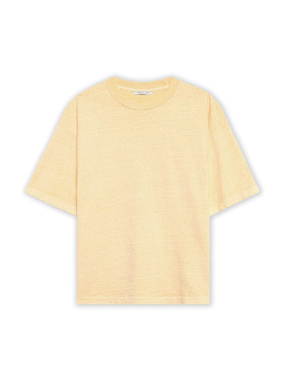 John Elliott Riviera cotton cropped T-shirt - Yellow von John Elliott