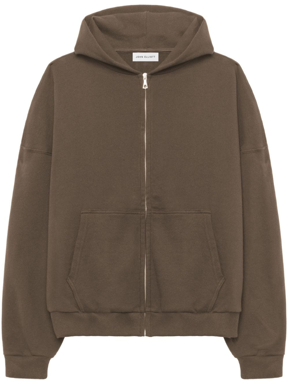 John Elliott Vintage fleece cotton hoodie - Green von John Elliott