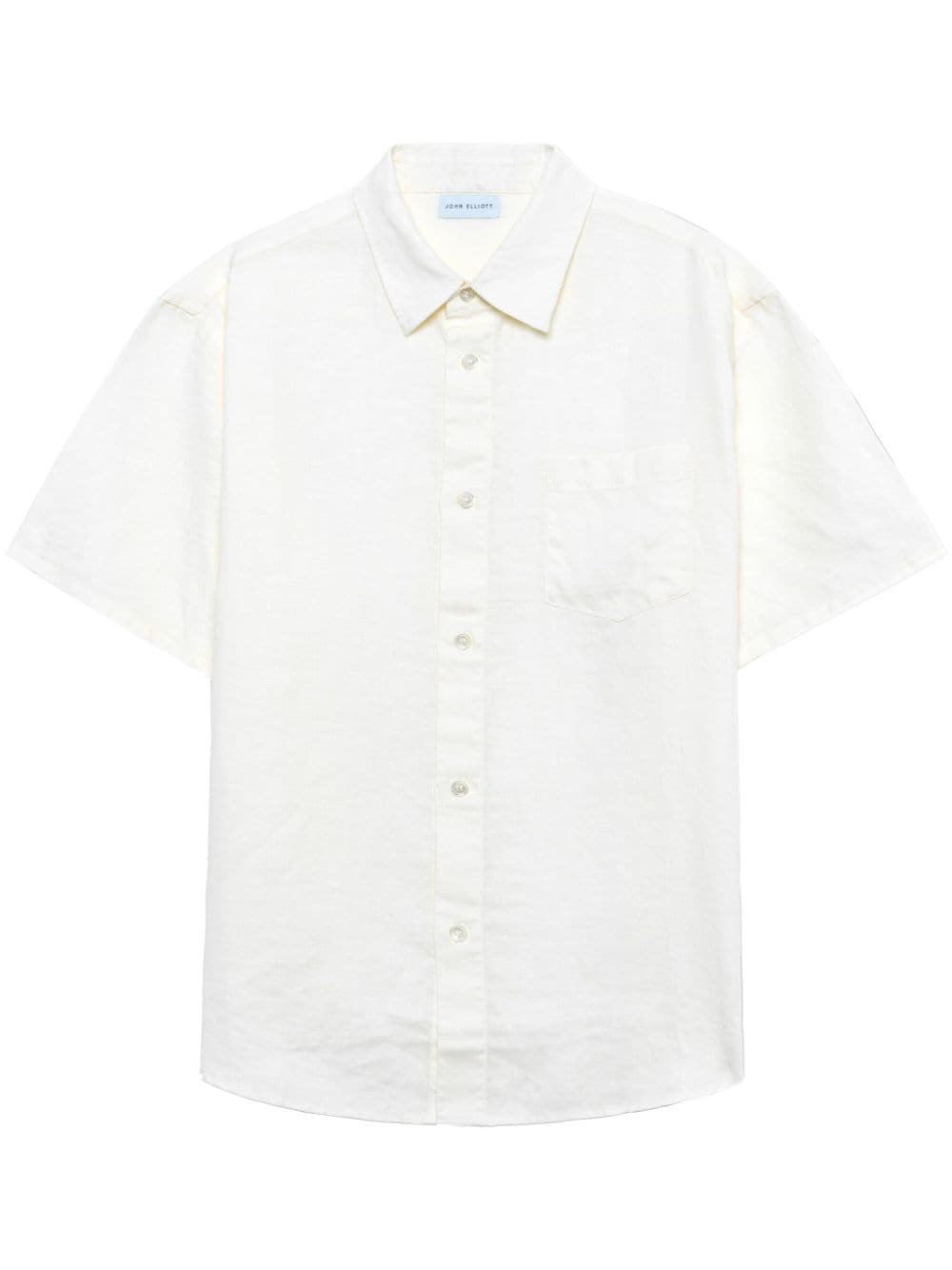 John Elliott short-sleeve linen shirt - White von John Elliott