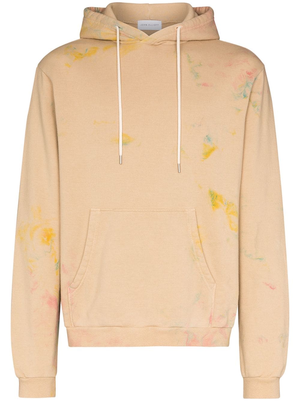 John Elliott tie-dye print hoodie - Neutrals von John Elliott