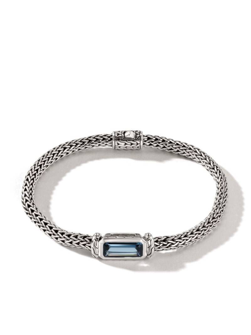 John Hardy Classic Chain topaz bracelet - Silver von John Hardy