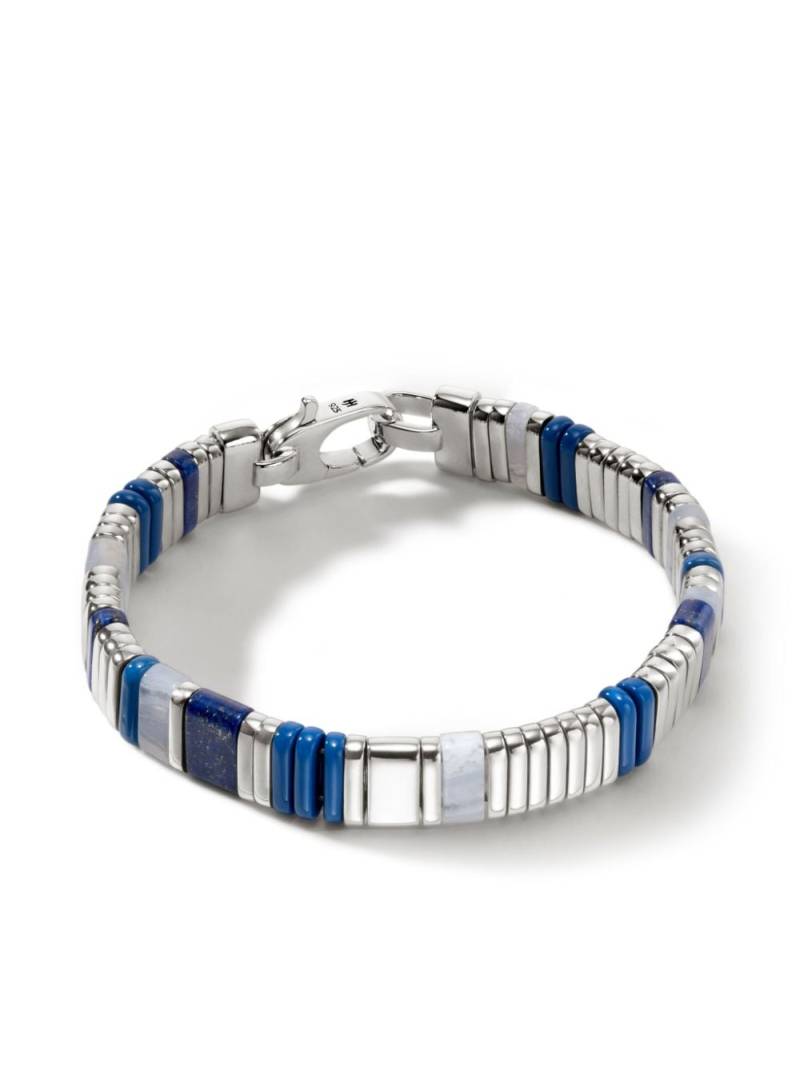 John Hardy Colourblock chain lapis lazuli bracelet - Blue von John Hardy