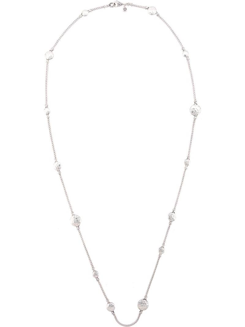 John Hardy Dot Hammered station necklace - Silver von John Hardy