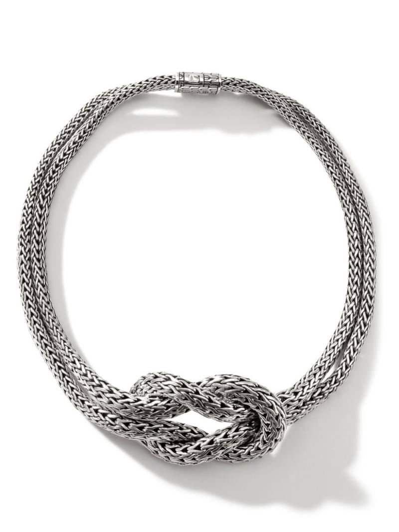 John Hardy Love Knot Graduated necklace - Silver von John Hardy