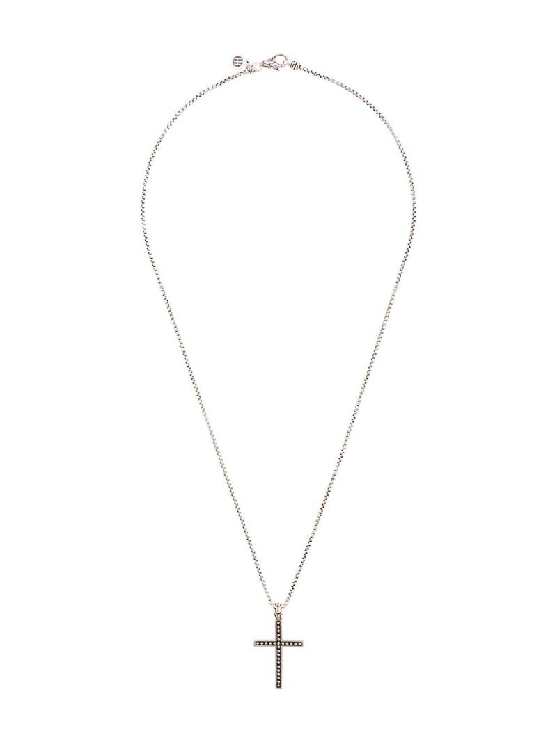 John Hardy Jawan cross pendant necklace - Metallic von John Hardy