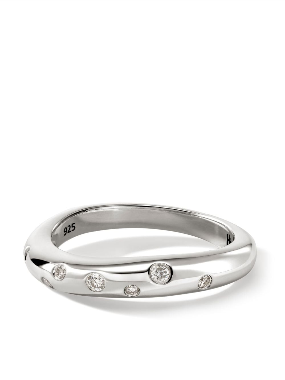 John Hardy Surf diamond band ring - Silver von John Hardy