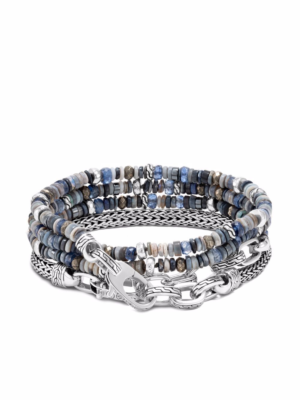 John Hardy beaded transformable bracelet - Silver von John Hardy