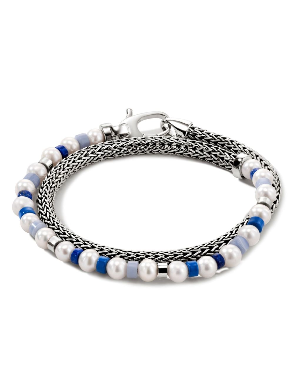 John Hardy sterling silver pearl wrap bracelet von John Hardy