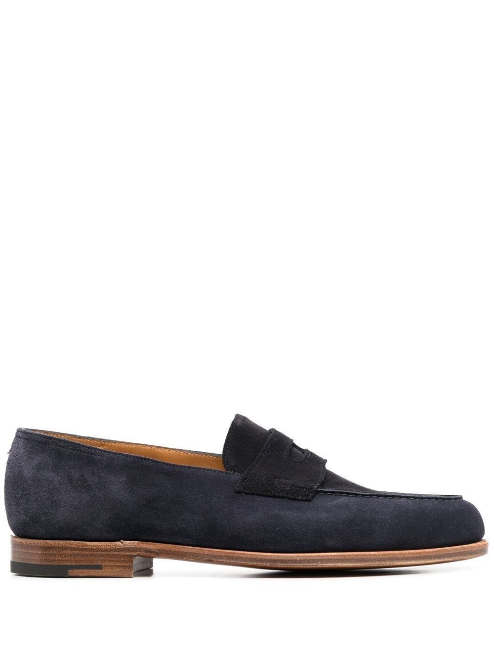 John Lobb Lopez suede loafers - Blue von John Lobb