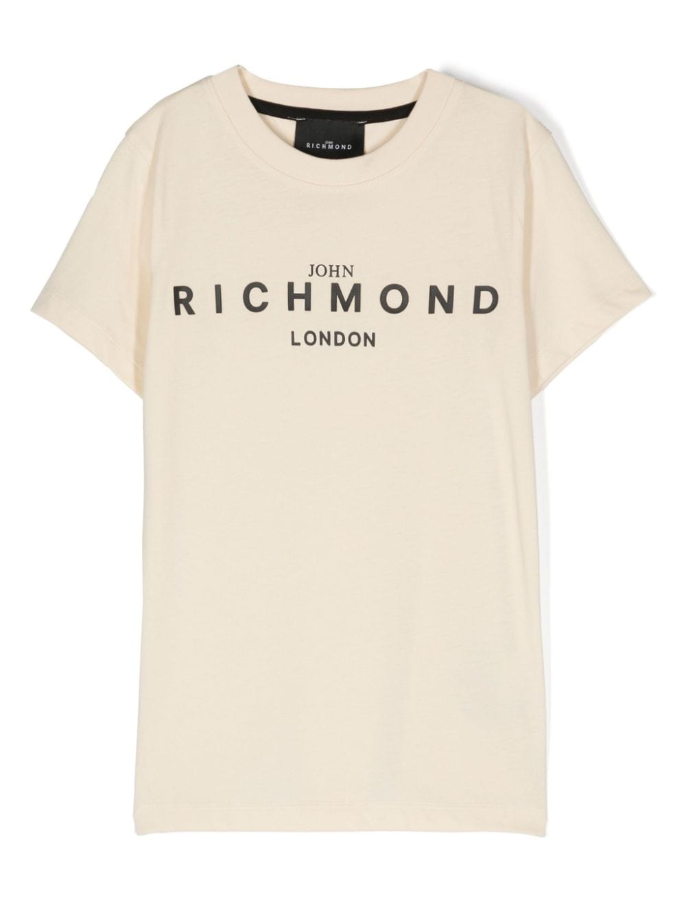 John Richmond Junior Darik logo-print T-shirt - Neutrals von John Richmond Junior