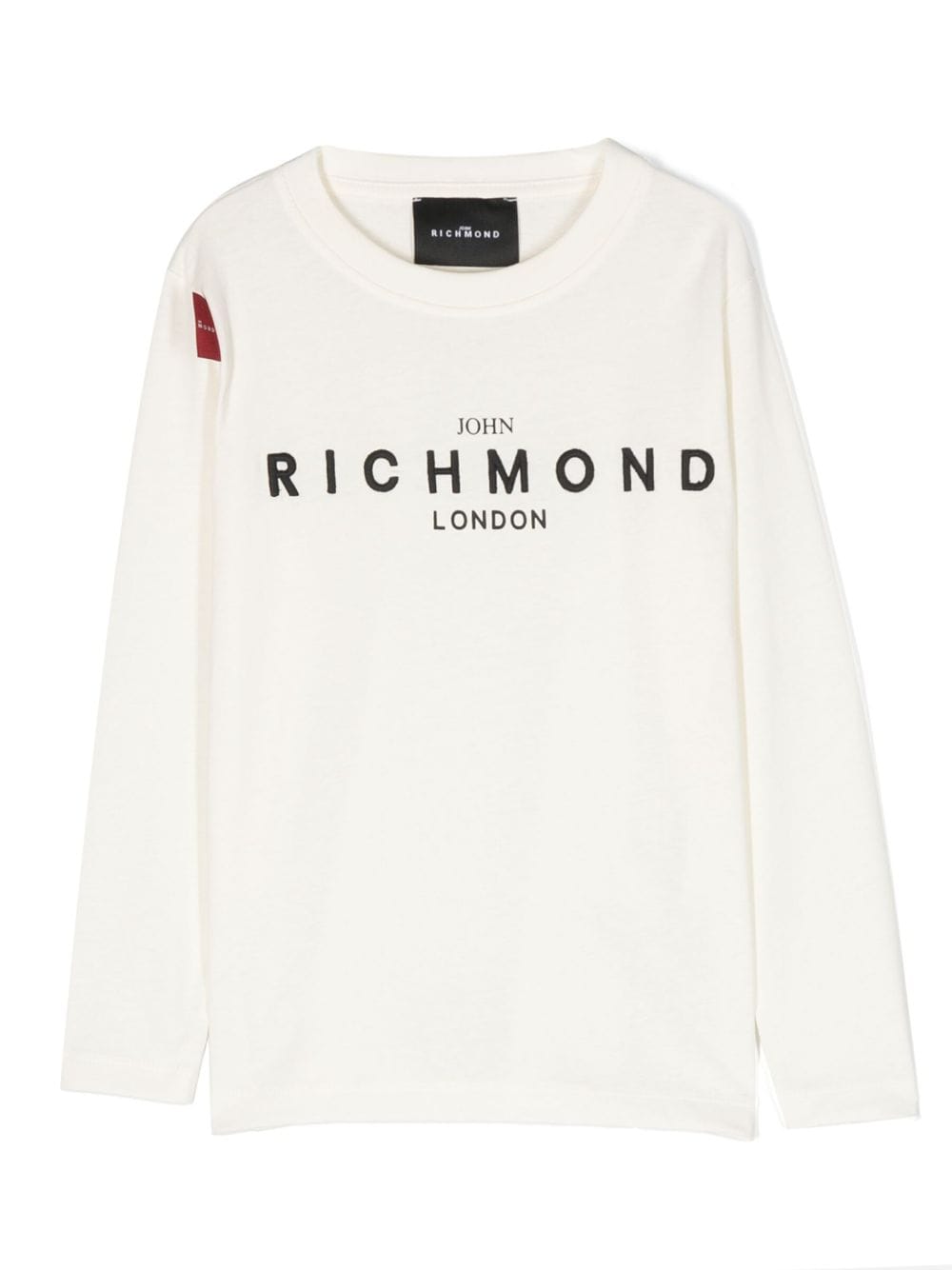 John Richmond Junior Rikigi logo-embroidery T-Shirt - White von John Richmond Junior