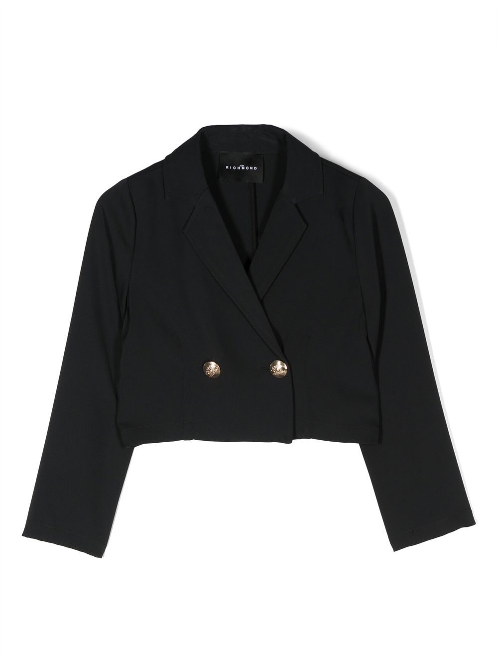 John Richmond Junior cropped double-breasted blazer - Black von John Richmond Junior