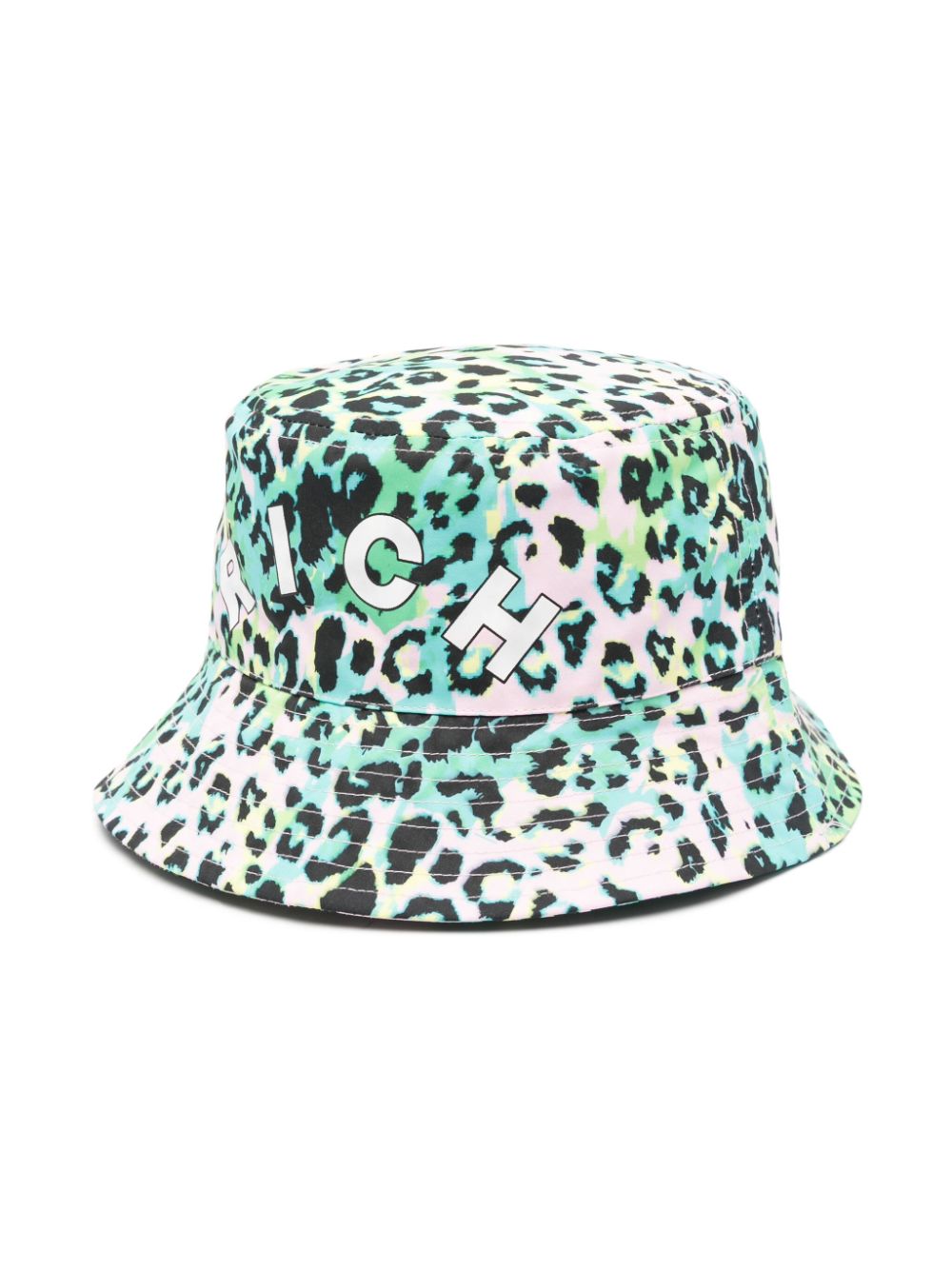 John Richmond Junior leopard-print cotton bucket hat - Pink von John Richmond Junior