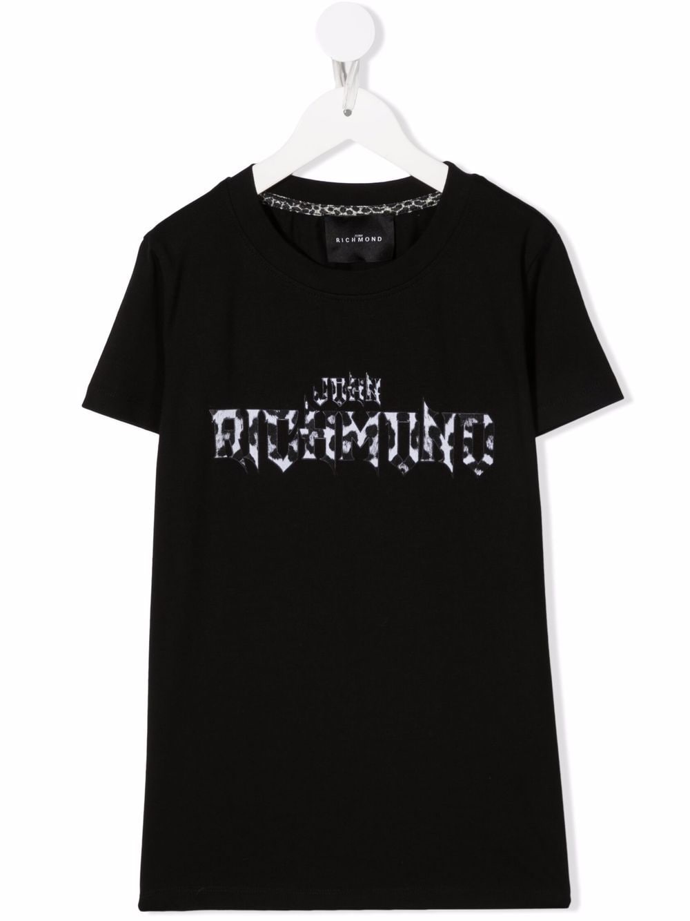 John Richmond Junior logo print T-shirt - Black von John Richmond Junior