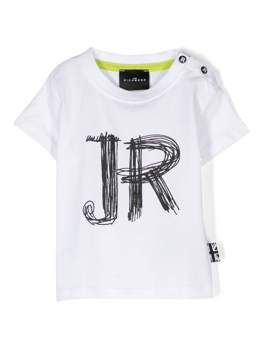 John Richmond Junior logo-print cotton T-shirt - White von John Richmond Junior