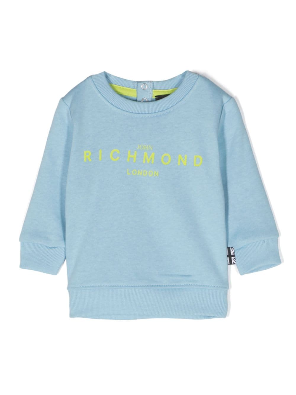 John Richmond Junior logo-print cotton sweatshirt - Blue von John Richmond Junior