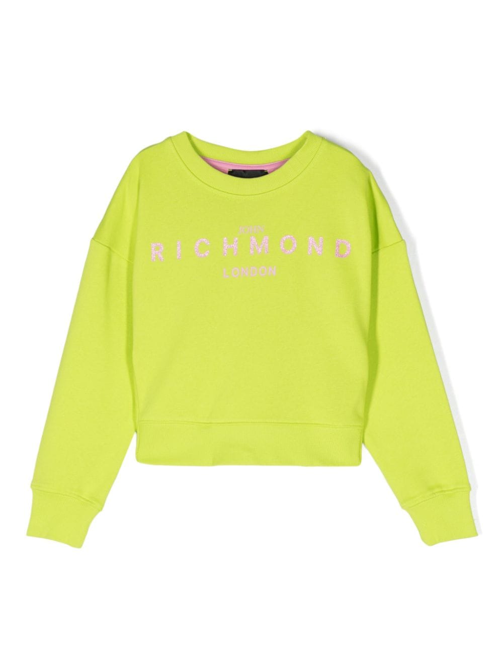 John Richmond Junior logo-print cotton sweatshirt - Green von John Richmond Junior