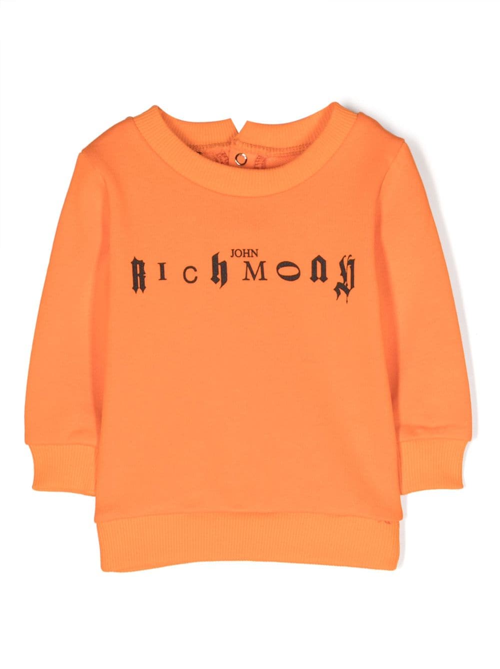 John Richmond Junior logo-print cotton sweatshirt - Orange von John Richmond Junior