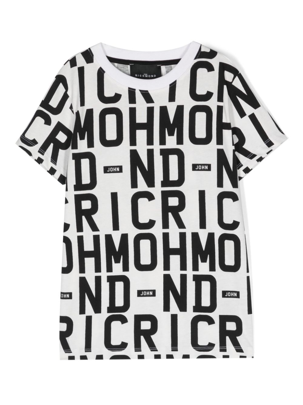 John Richmond Junior logo-print cotton t-shirt - White von John Richmond Junior