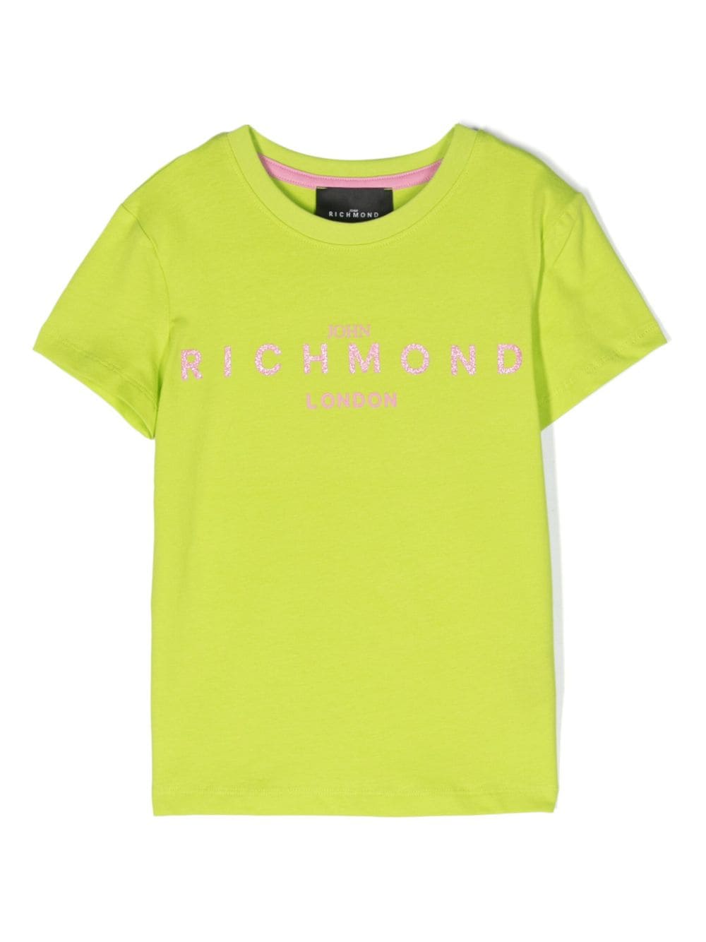 John Richmond Junior logo-print crew-neck T-shirt - Green von John Richmond Junior