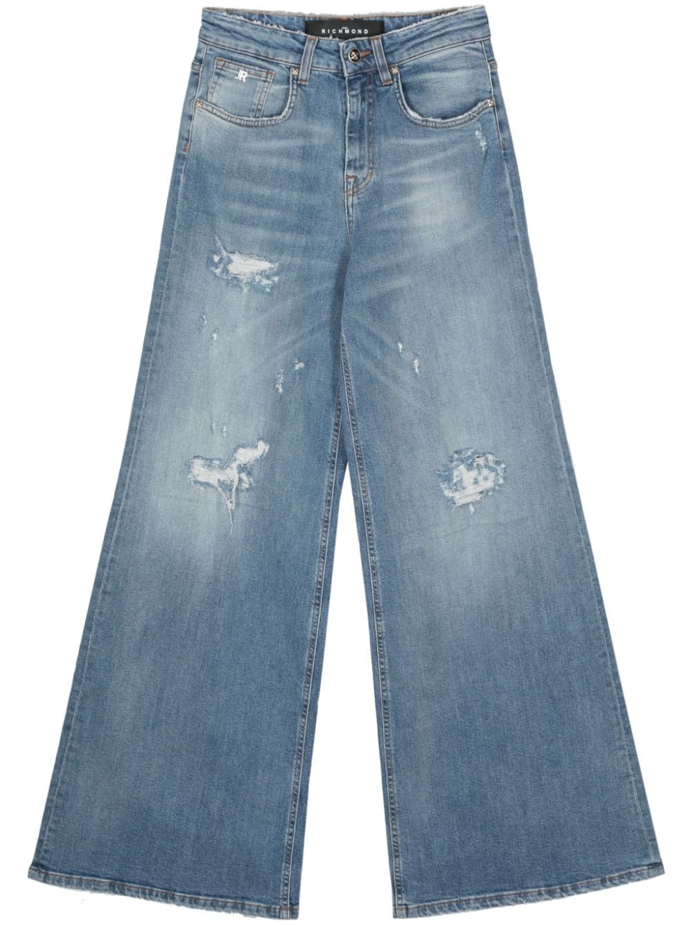 John Richmond Janis mid-rise wide-leg jeans - Blue von John Richmond