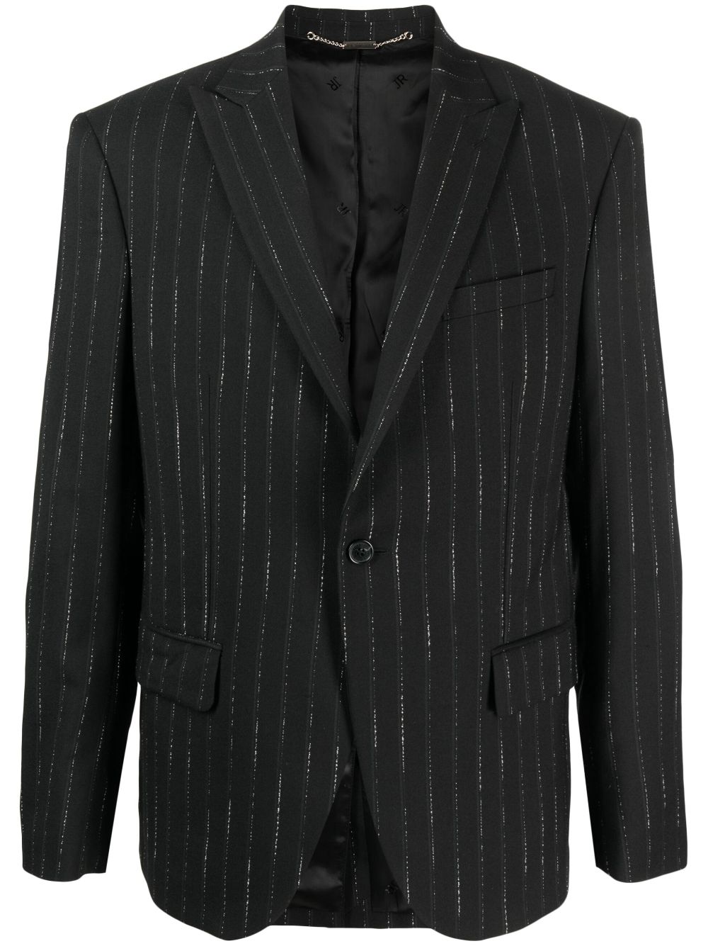 John Richmond Mimio pinstripe-pattern blazer - Black von John Richmond