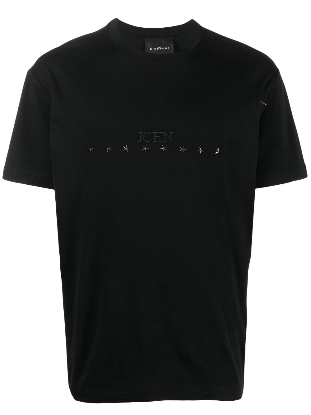John Richmond Rochal logo-embossed cotton T-shirt - Black von John Richmond