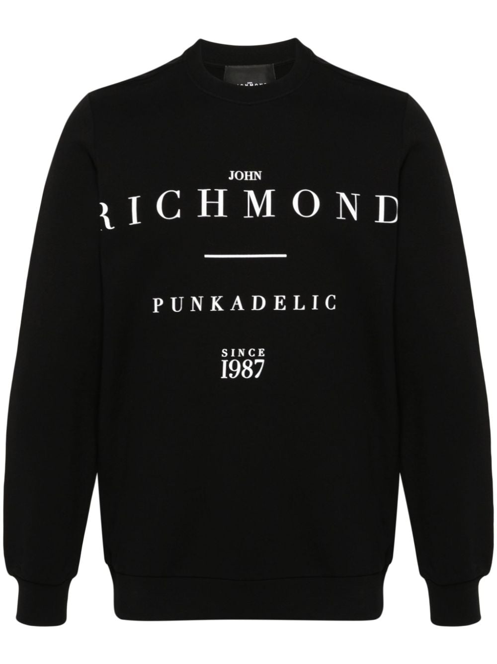 John Richmond logo-print sweatshirt - Black von John Richmond