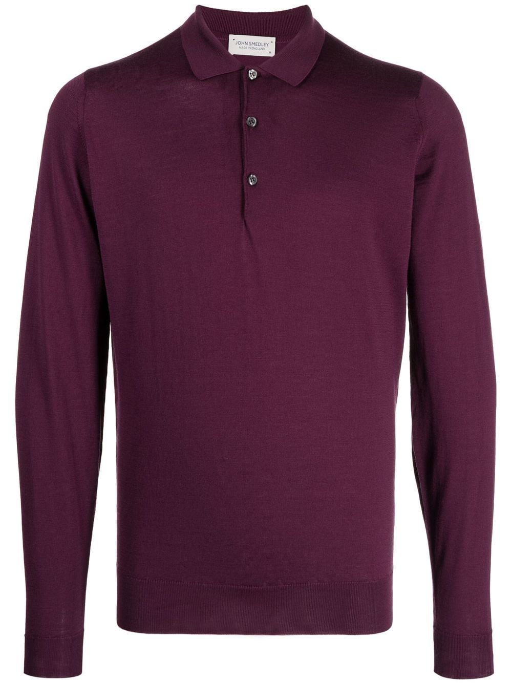 John Smedley Belper wool polo shirt - Purple von John Smedley