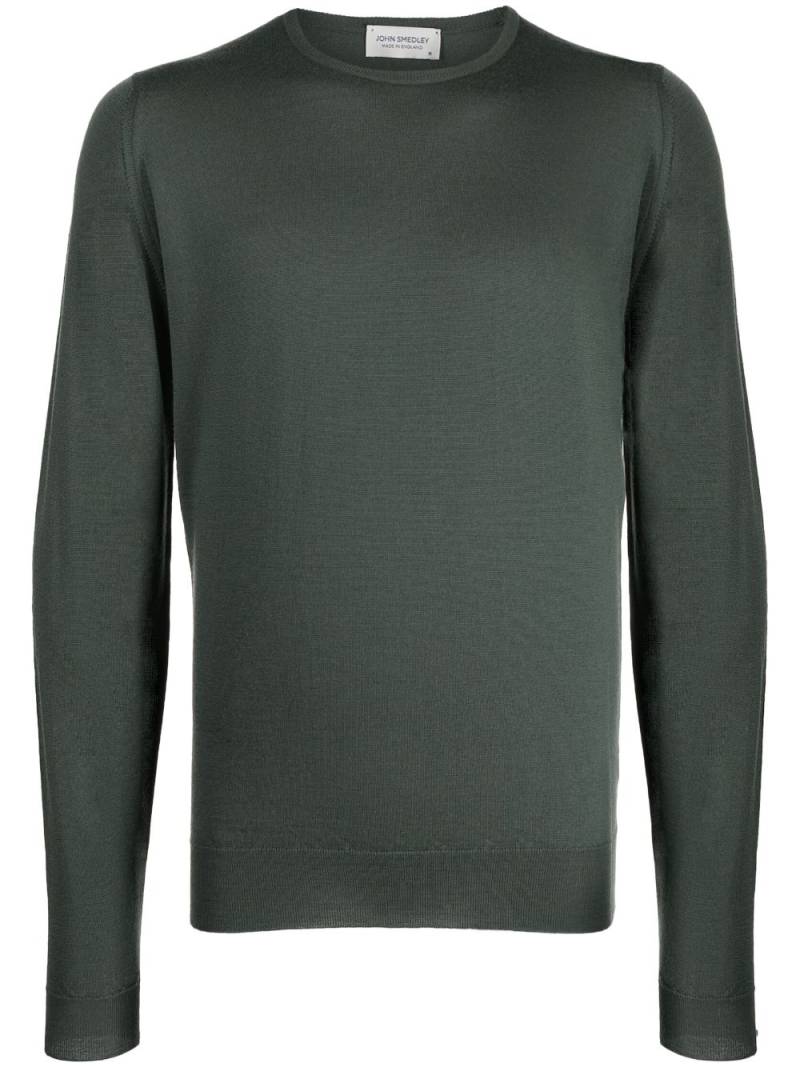 John Smedley Lundy crew-neck cotton sweatshirt - Green von John Smedley