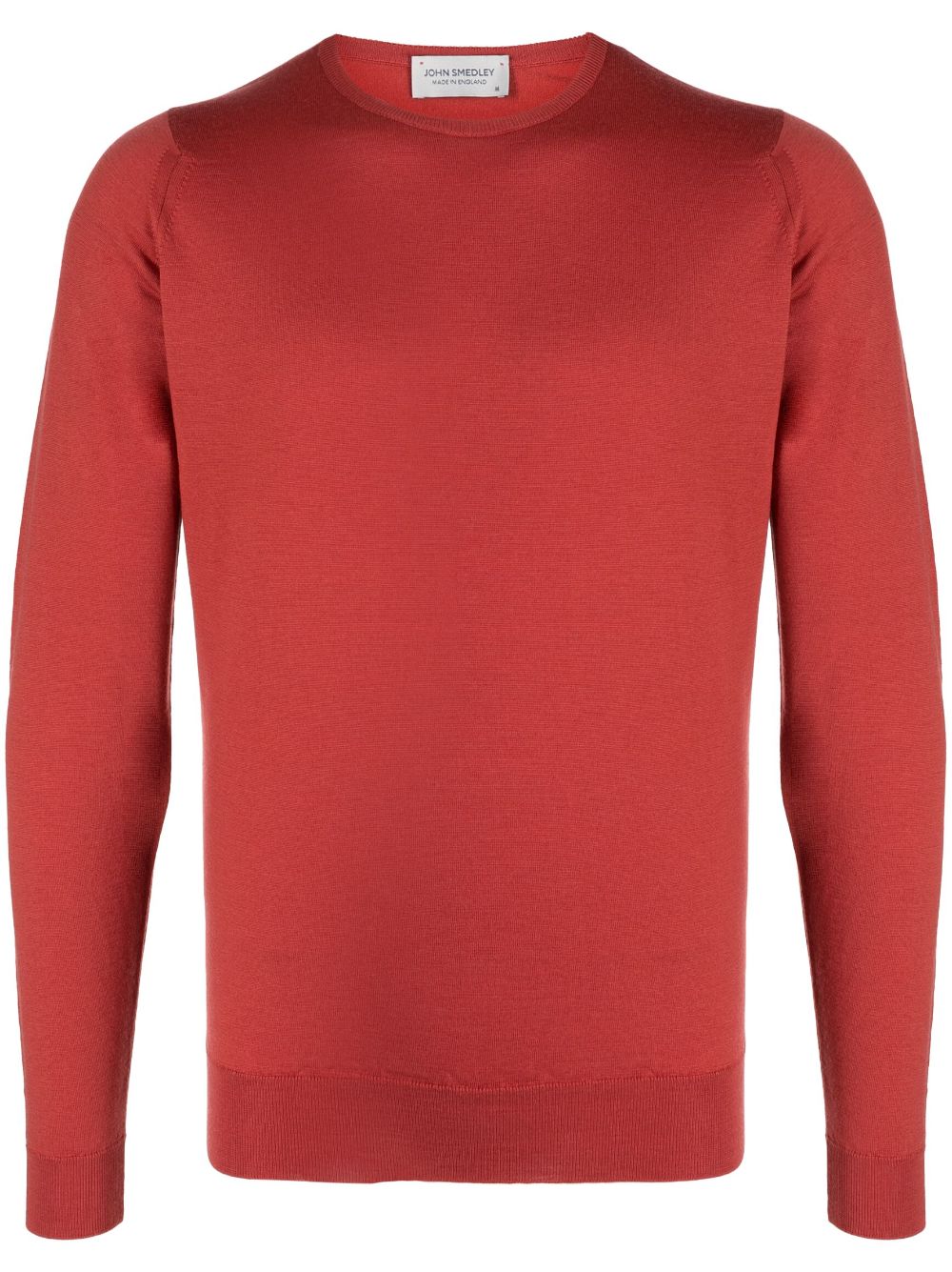 John Smedley Lundy crew-neck cotton sweatshirt - Red von John Smedley