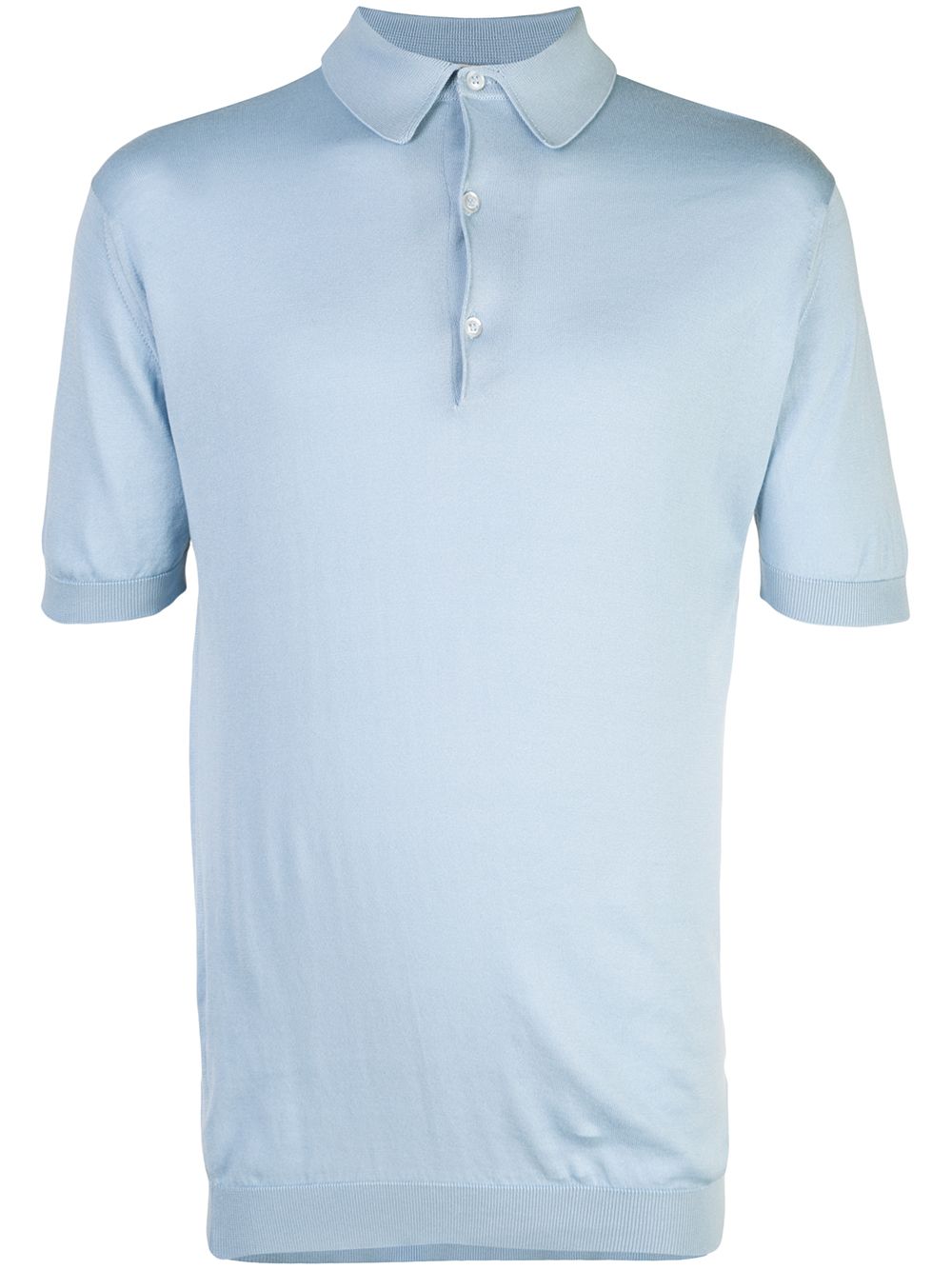 John Smedley classic slim-fit polo shirt - Blue von John Smedley