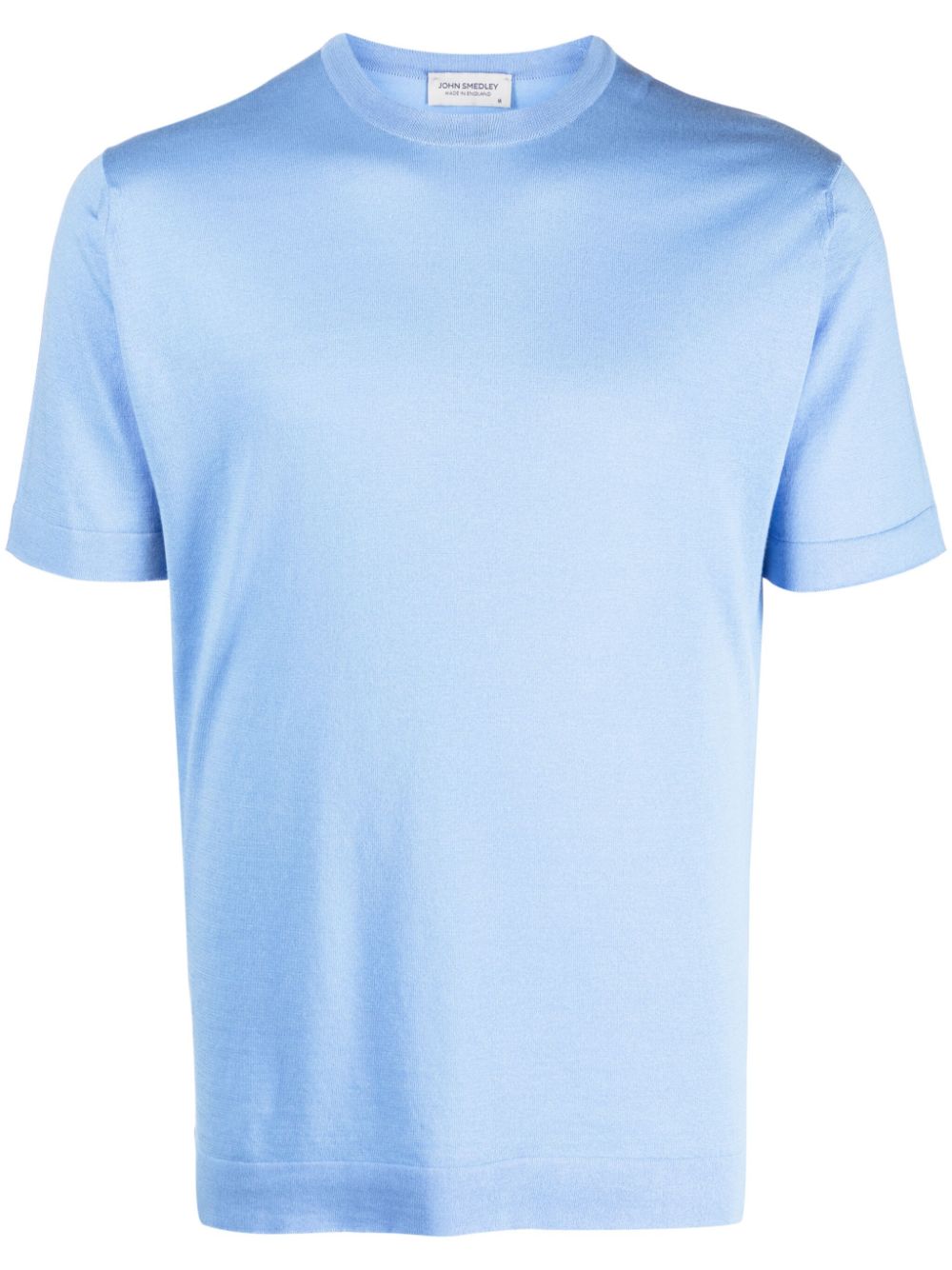 John Smedley crew-neck cotton T-shirt - Blue von John Smedley