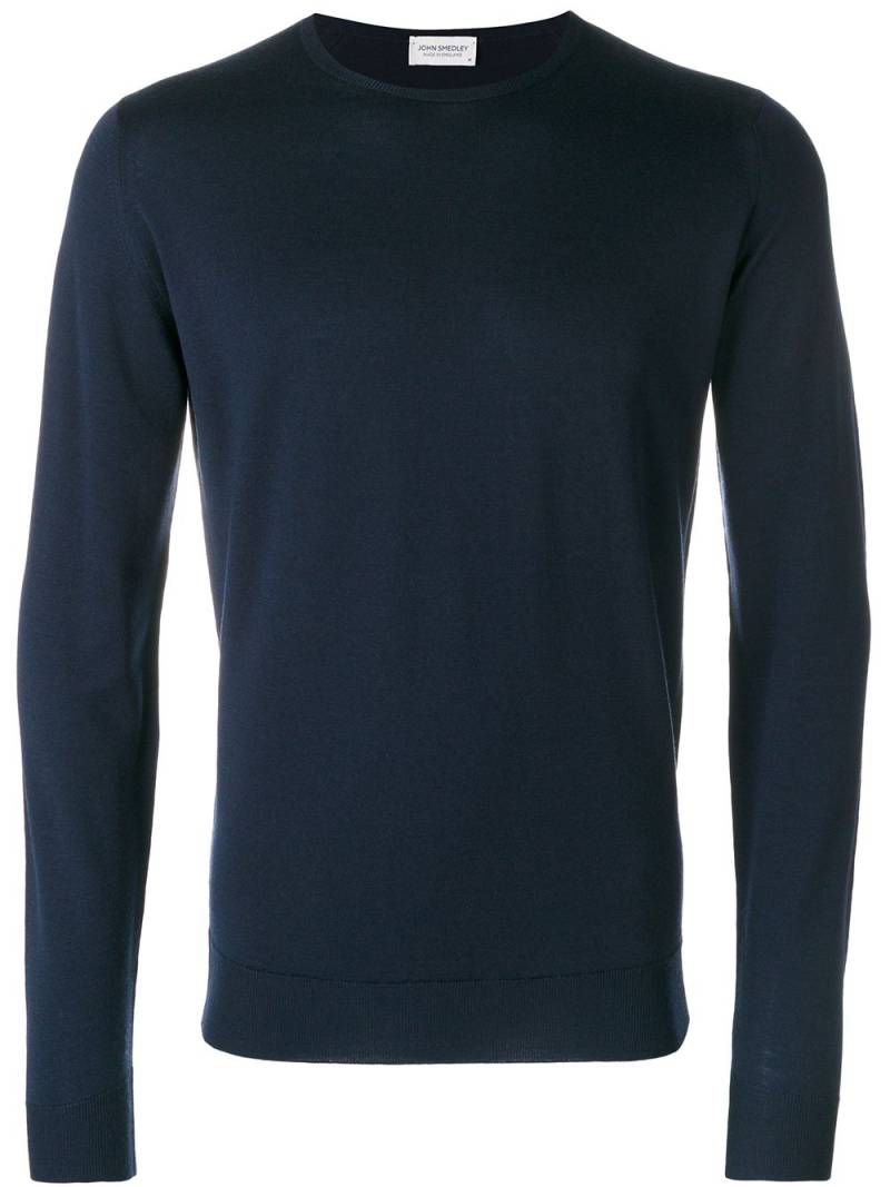 John Smedley crew-neck knit jumper - Blue von John Smedley