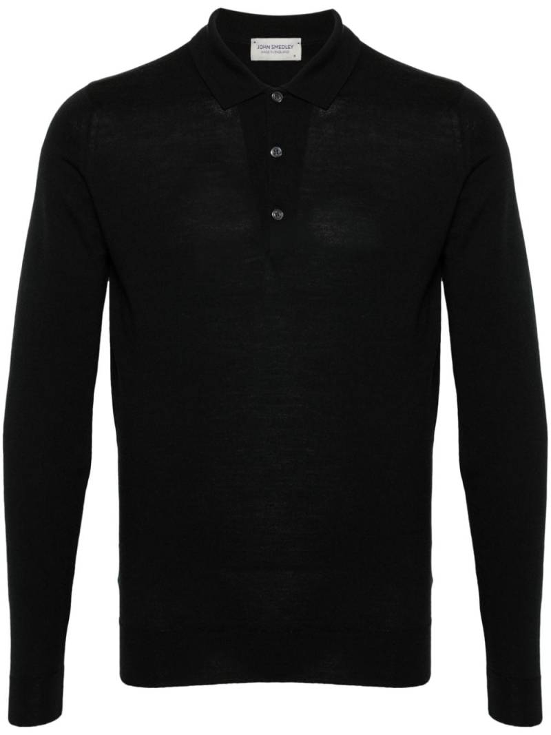 John Smedley polo-neck knit jumper - Black von John Smedley