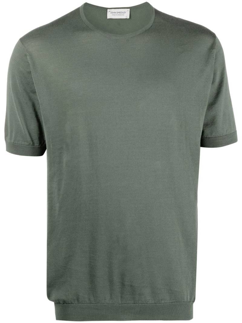 John Smedley round-neck cotton T-shirt - Green von John Smedley