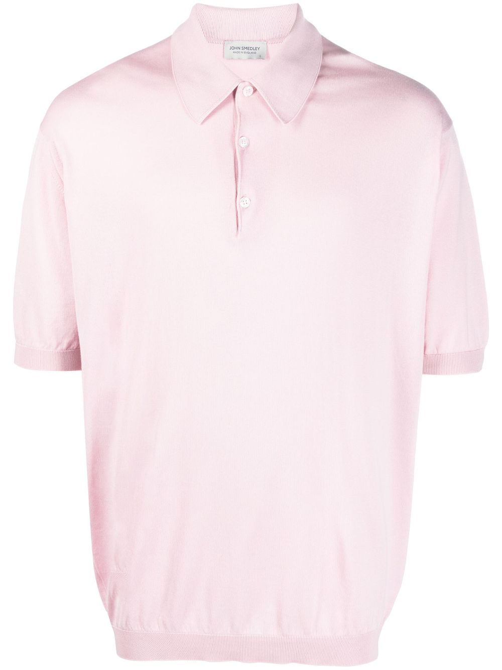 John Smedley short-sleeve cotton polo shirt - Pink von John Smedley