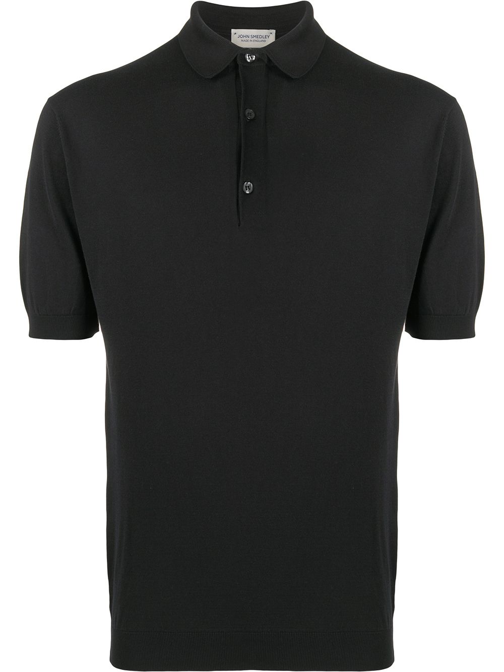 John Smedley short sleeve polo shirt - Black von John Smedley