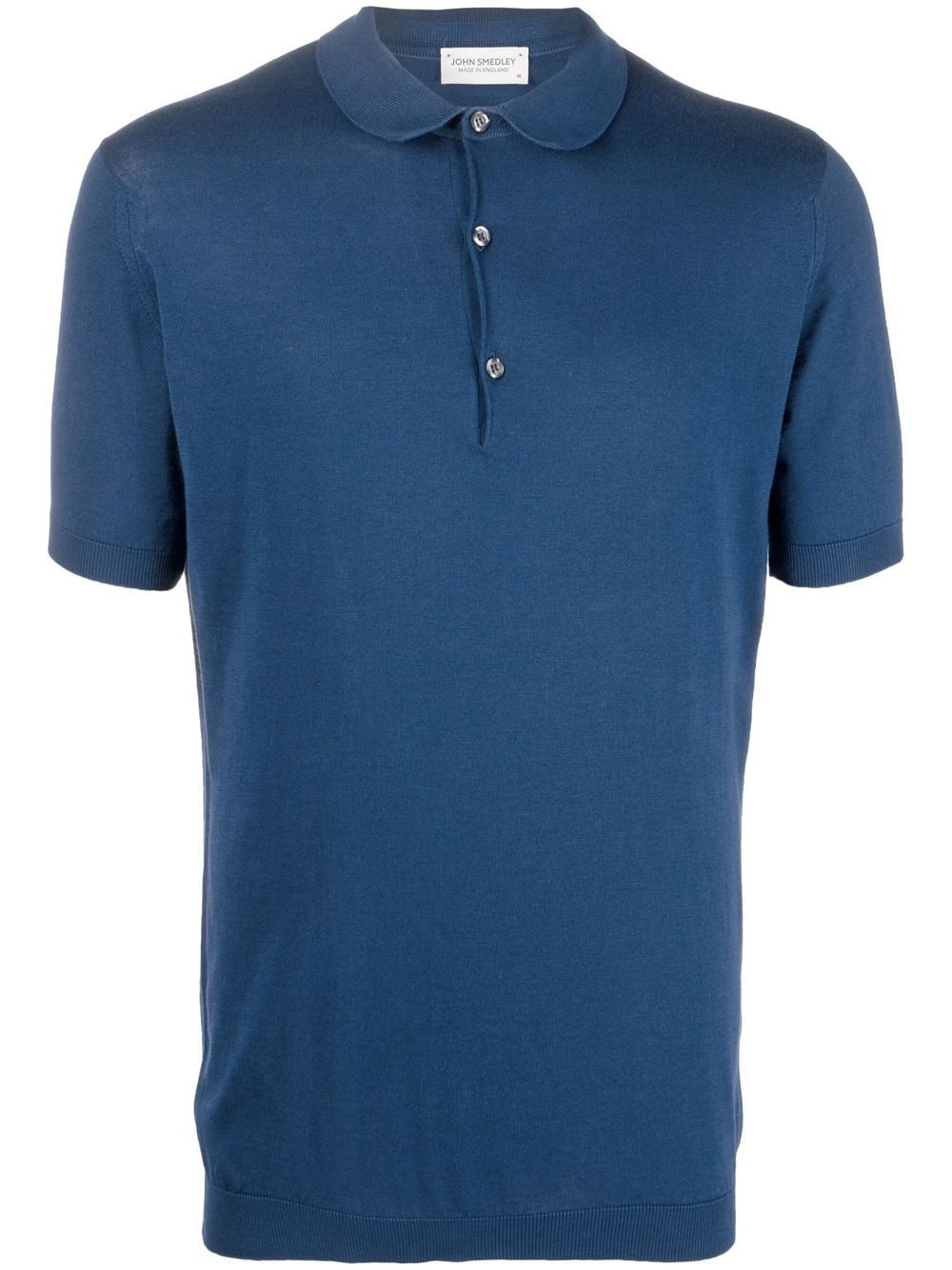 John Smedley short-sleeve polo shirt - Blue von John Smedley