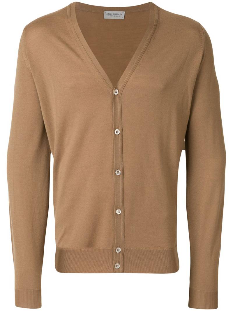 John Smedley v-neck cardigan - Brown von John Smedley