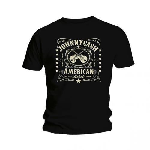 American Rebel Tshirt Damen Schwarz S von Johnny Cash