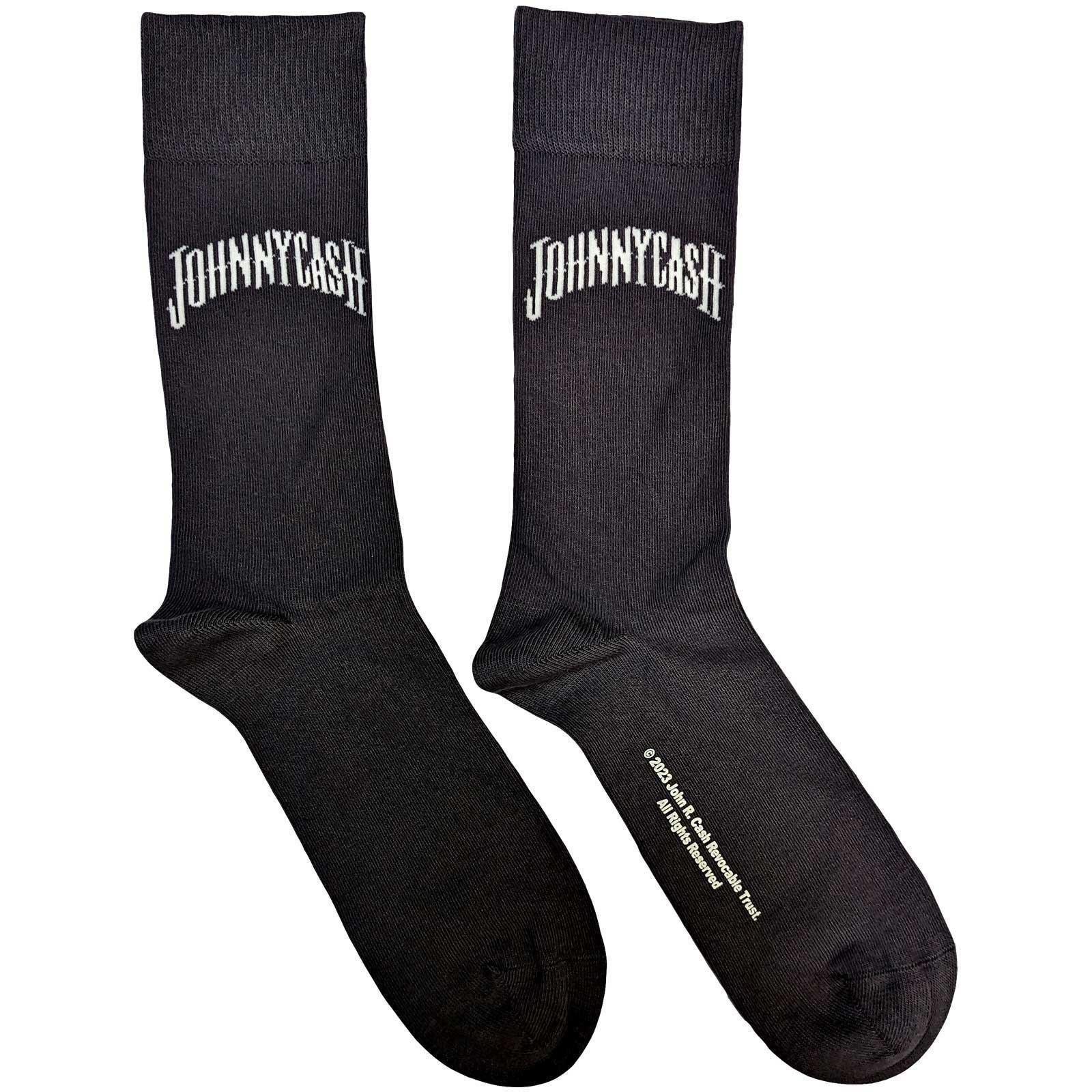 Man In Black Socken Damen Grau 40.5 von Johnny Cash