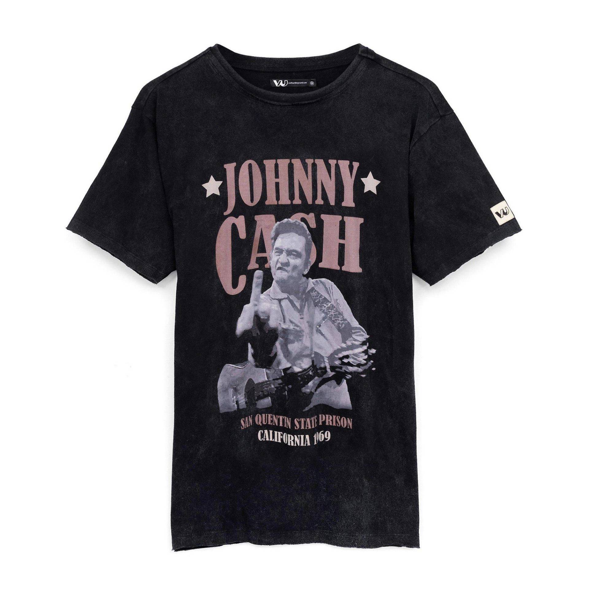 State Prison Tshirt Damen Schwarz L von Johnny Cash