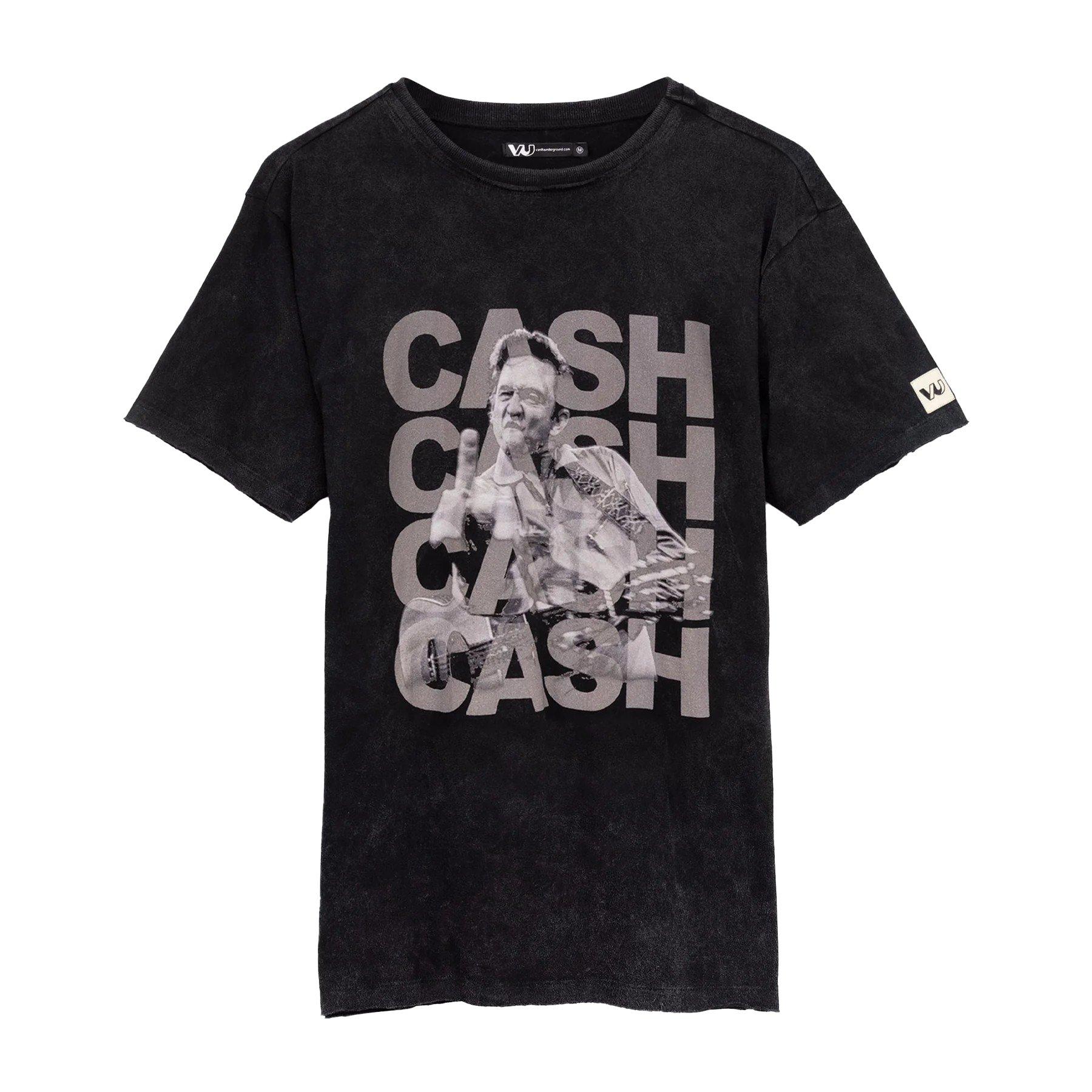 Tshirt Damen Schwarz 3XL von Johnny Cash